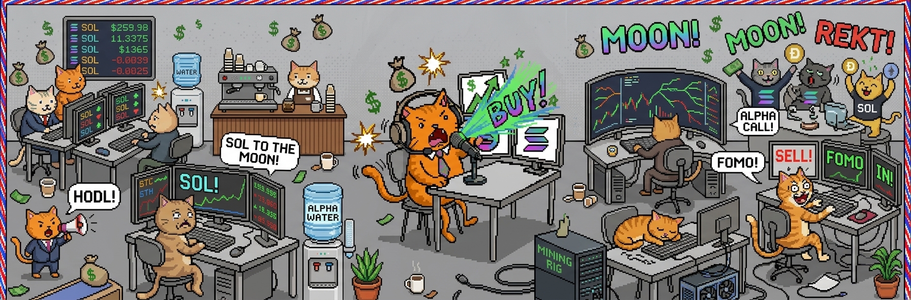 Cat Sales Office trading floor